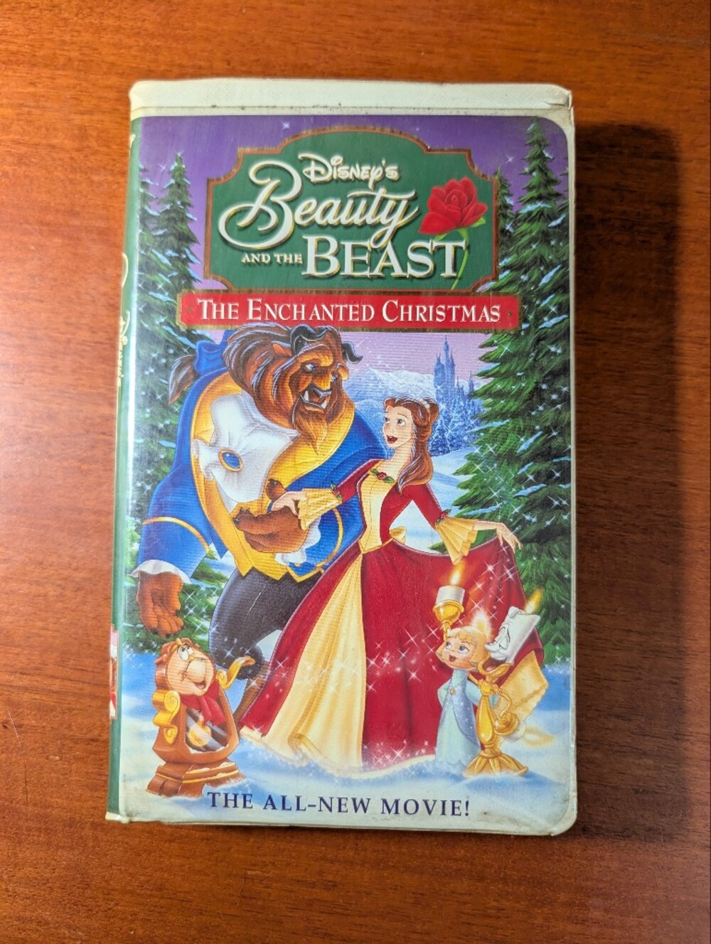 Disney's Beauty and The Beast, The Enchanted Christmas VHS Tape.